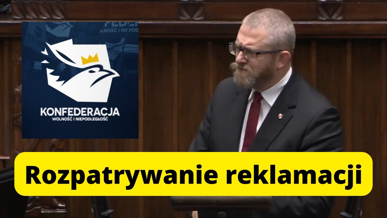 Grzegorz Braun pyta o działania rzecznika finansowego