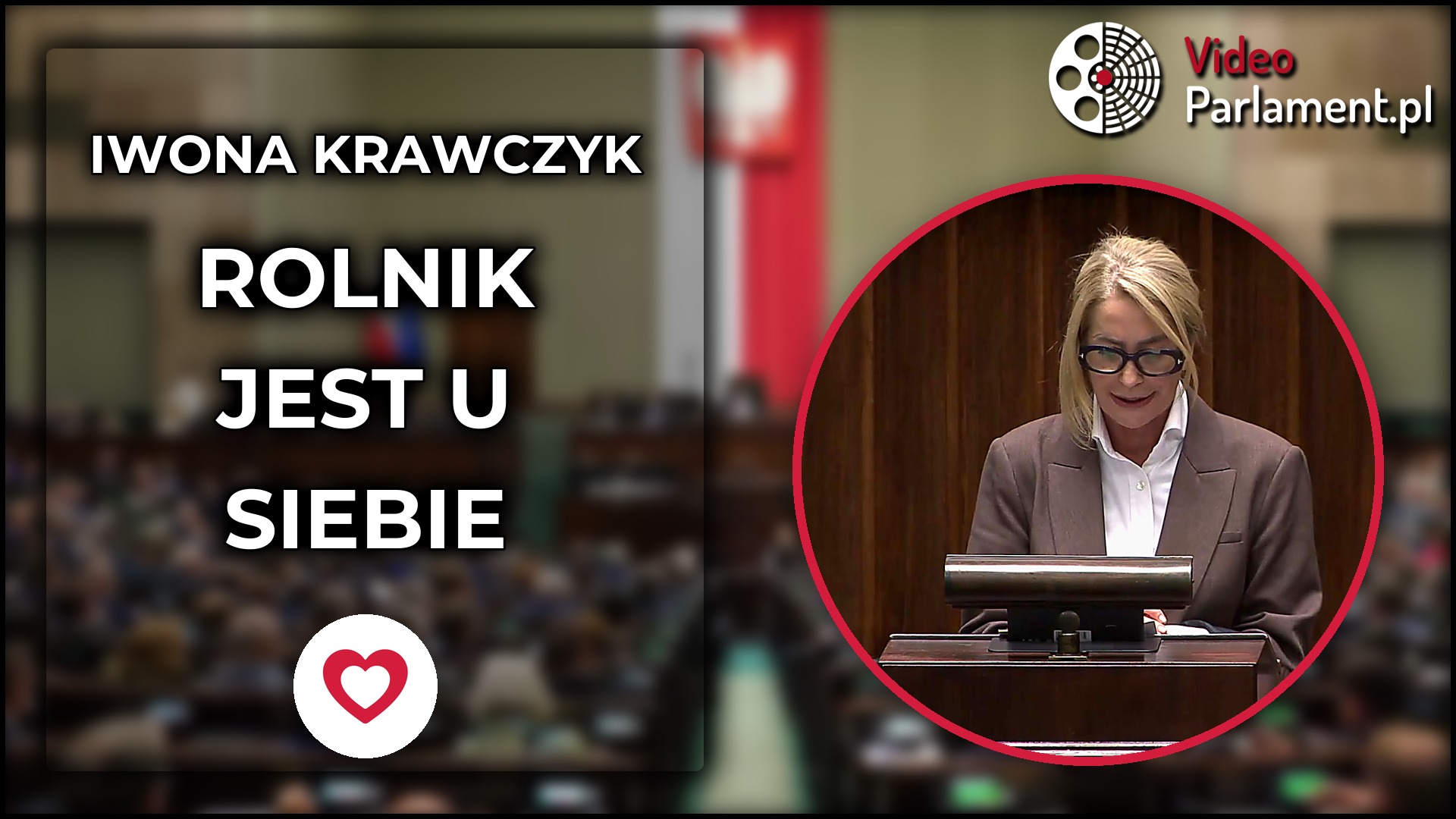 Iwona Krawczyk: Rolnik na wsi jest u siebie