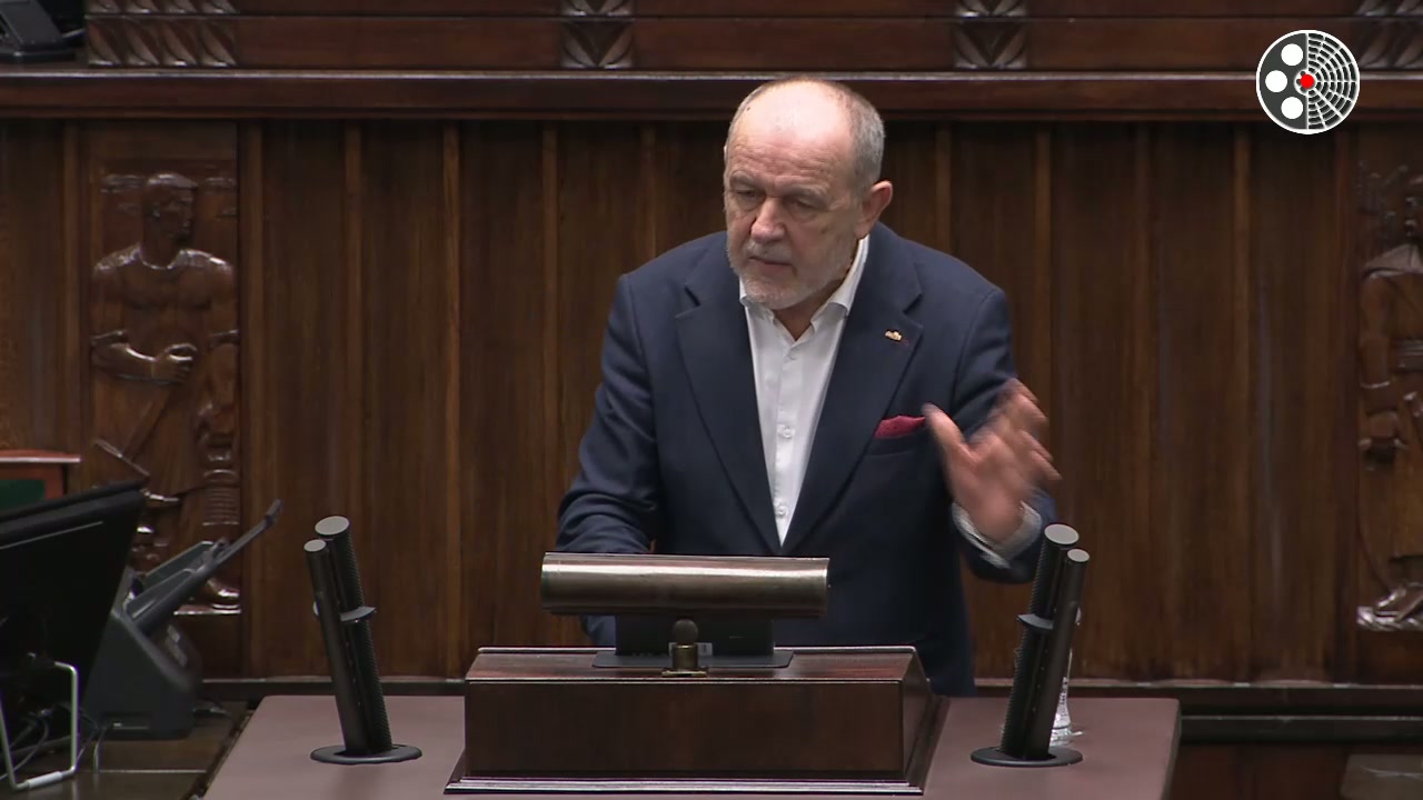 Jan Mosiński krytykuje marszałek Sejmu i Donalda Tuska