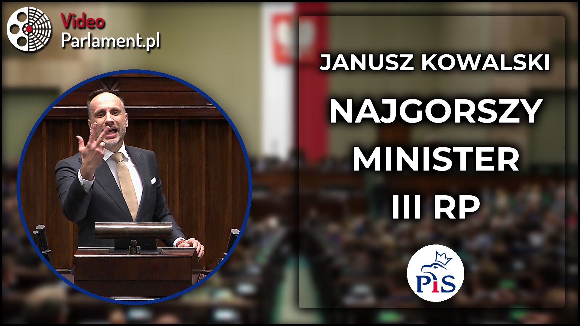 Janusz Kowalski ostro o Hennig‑Klosce i Donaldzie Tusku