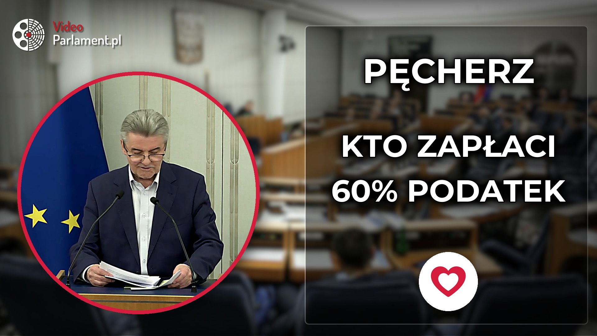 Janusz Pęcherz - Pyta o stawkę podatku od nadzwyczajnych zysków