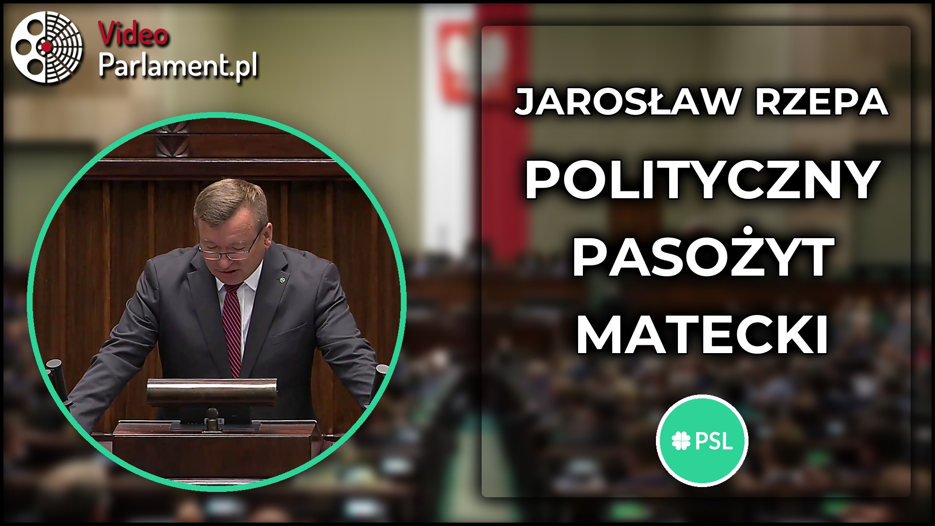 Jarosław Rzepa ostro do posła Mateckiego: 'polityczny pasożyt'