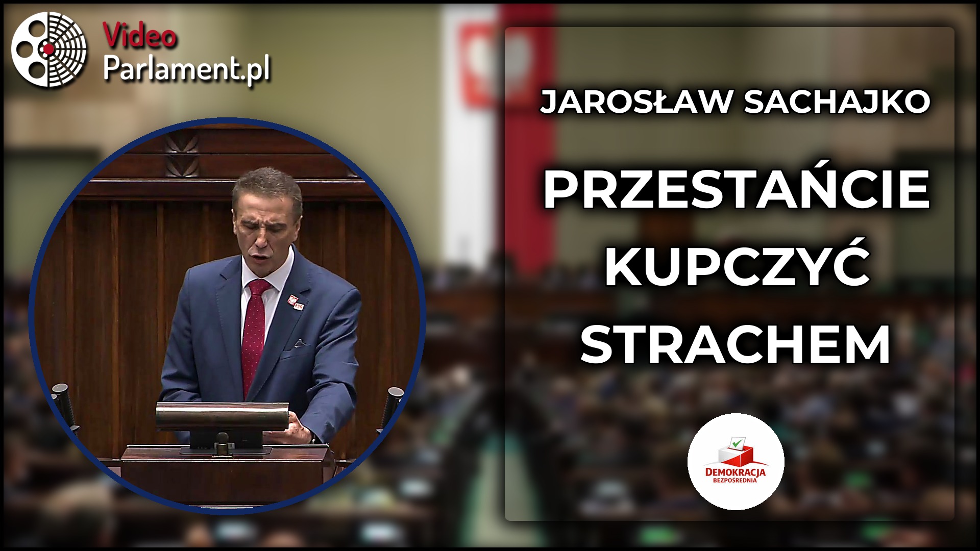 Jarosław Sachajko: Premier kupczy strachem i zadłuża Polskę