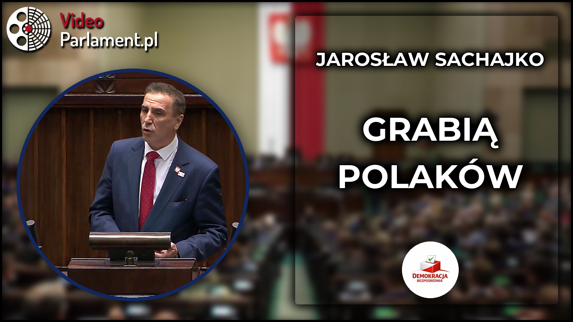 Jarosław Sachajko: To jest złodziejstwo w biały dzień