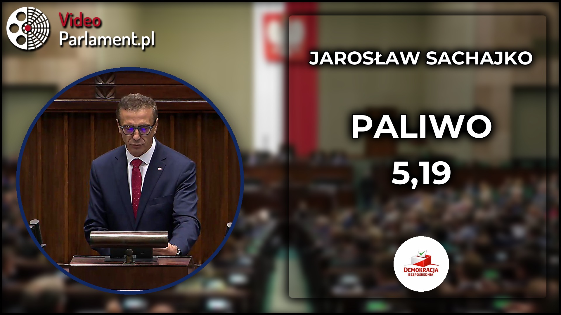 Jarosław Sachajko ostro o cenach paliw i obietnicy premiera