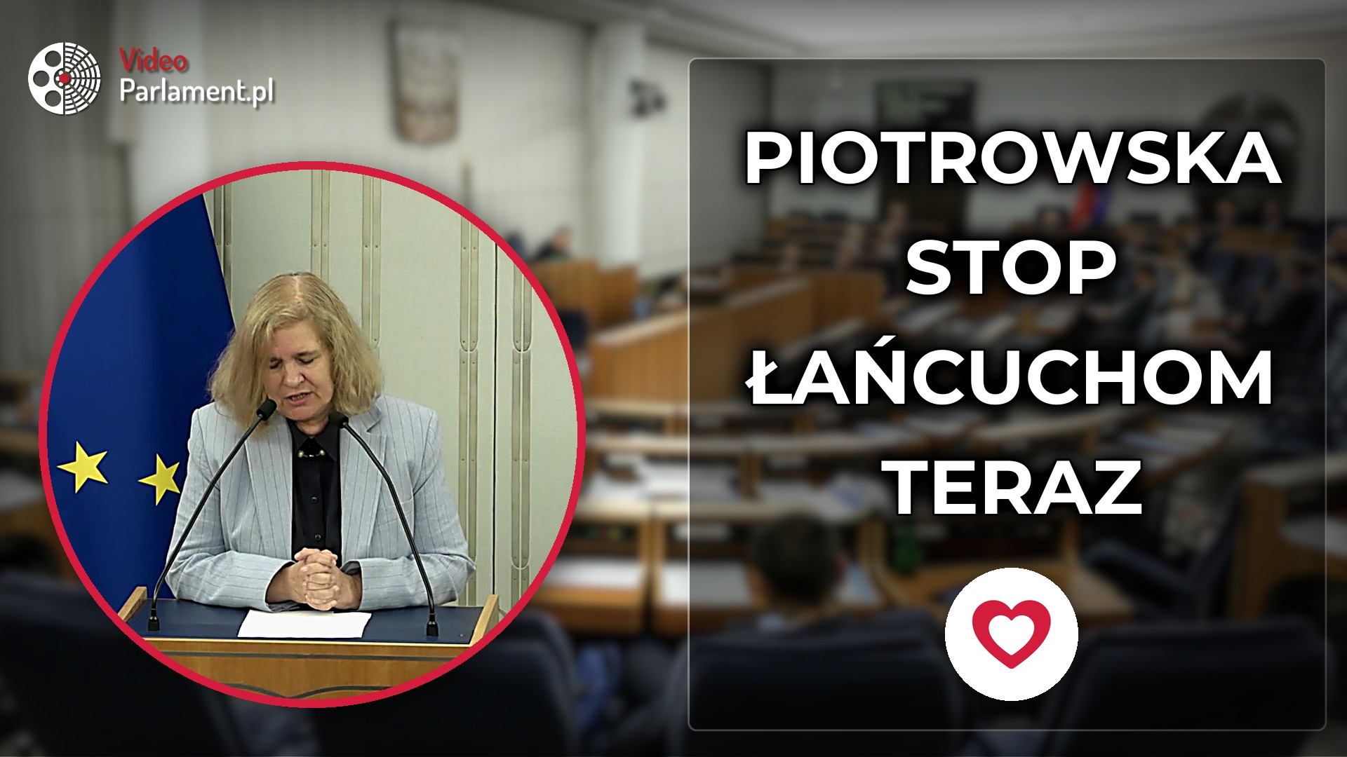 Jolanta Piotrowska - Stop łańcuchom. Apel w Senacie