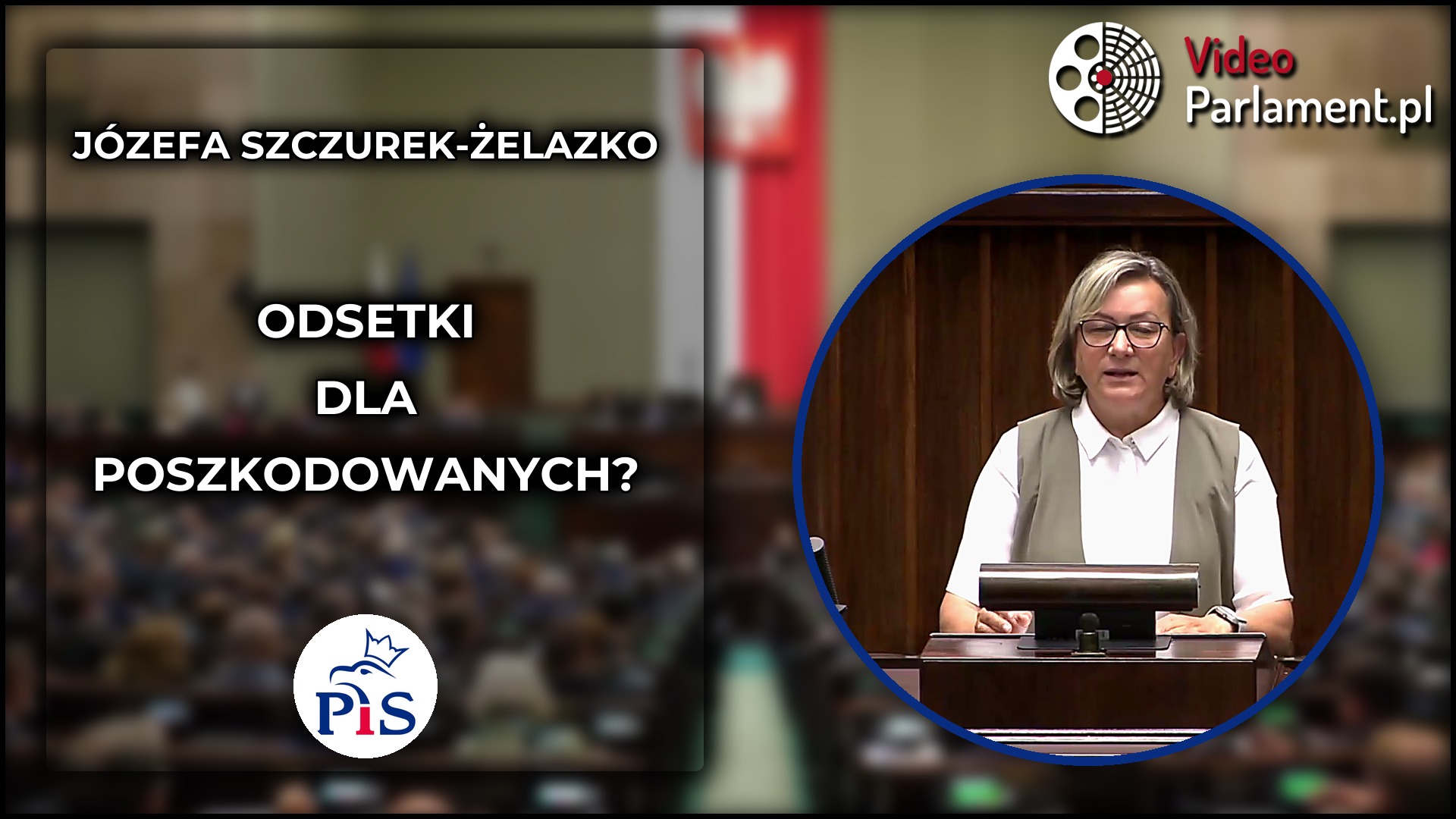 Józefa Szczurek-Żelazko pyta o odsetki w programie Czyste Powietrze