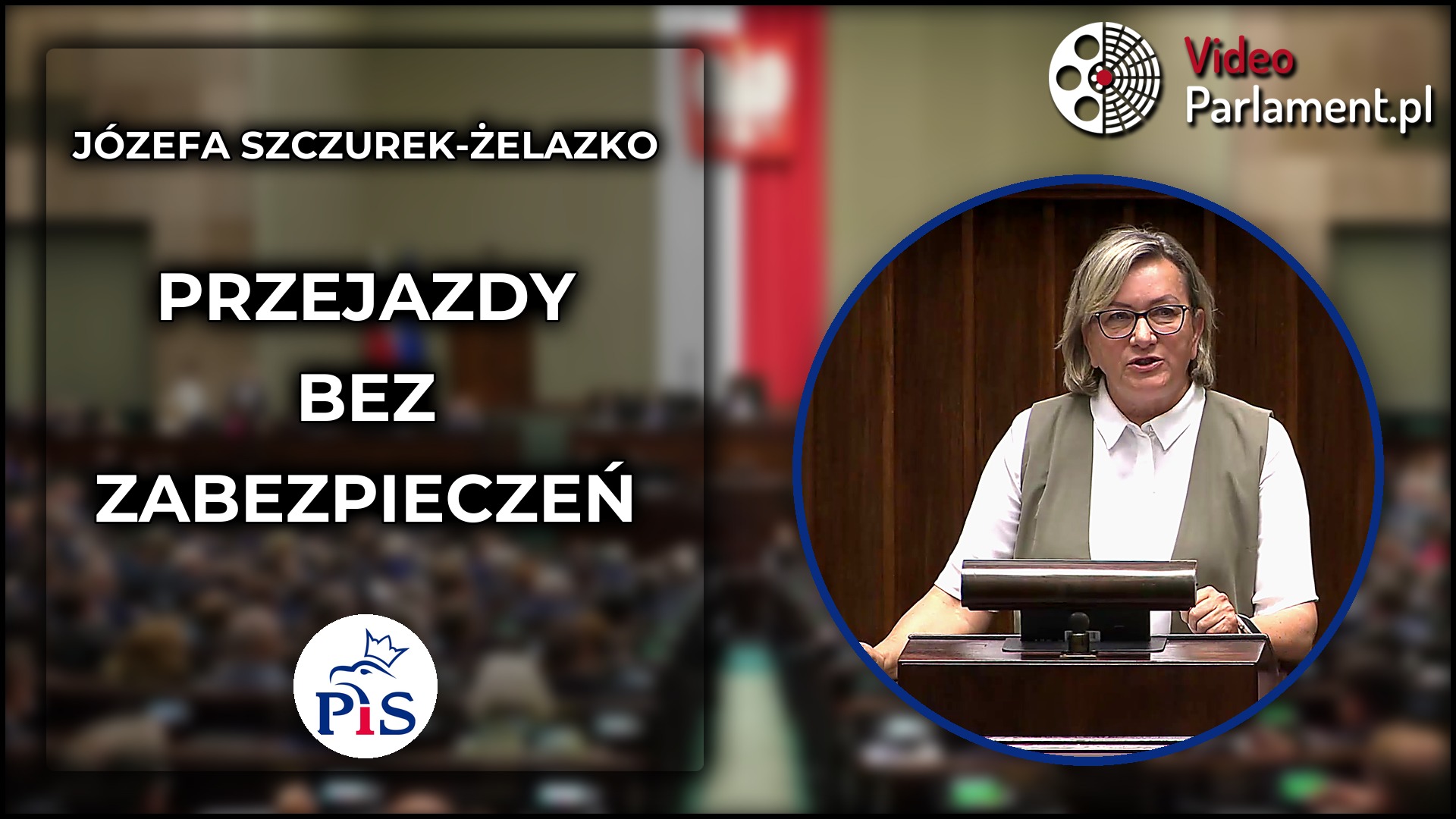 Józefa Szczurek-Żelazko o przejazdach i interpelacjach