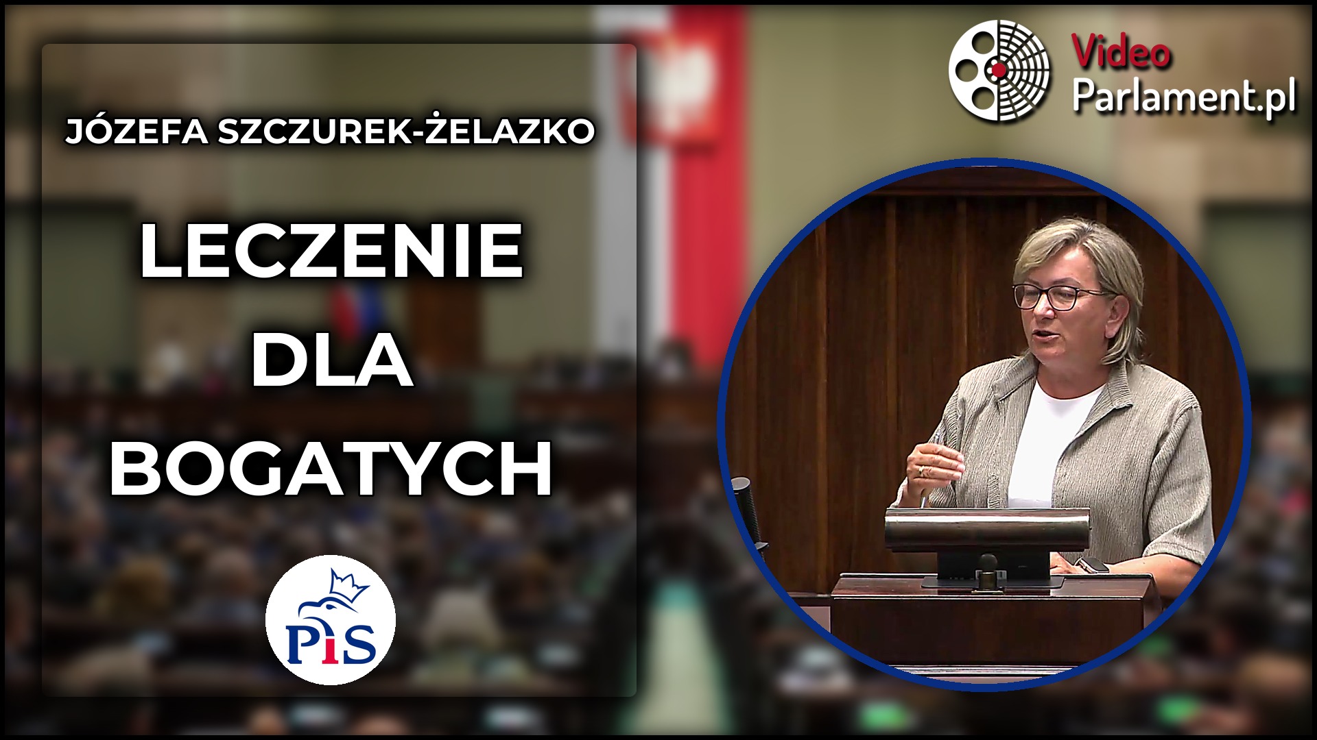 Józefa Szczurek-Żelazko: 'Leczenie dla bogatych'?