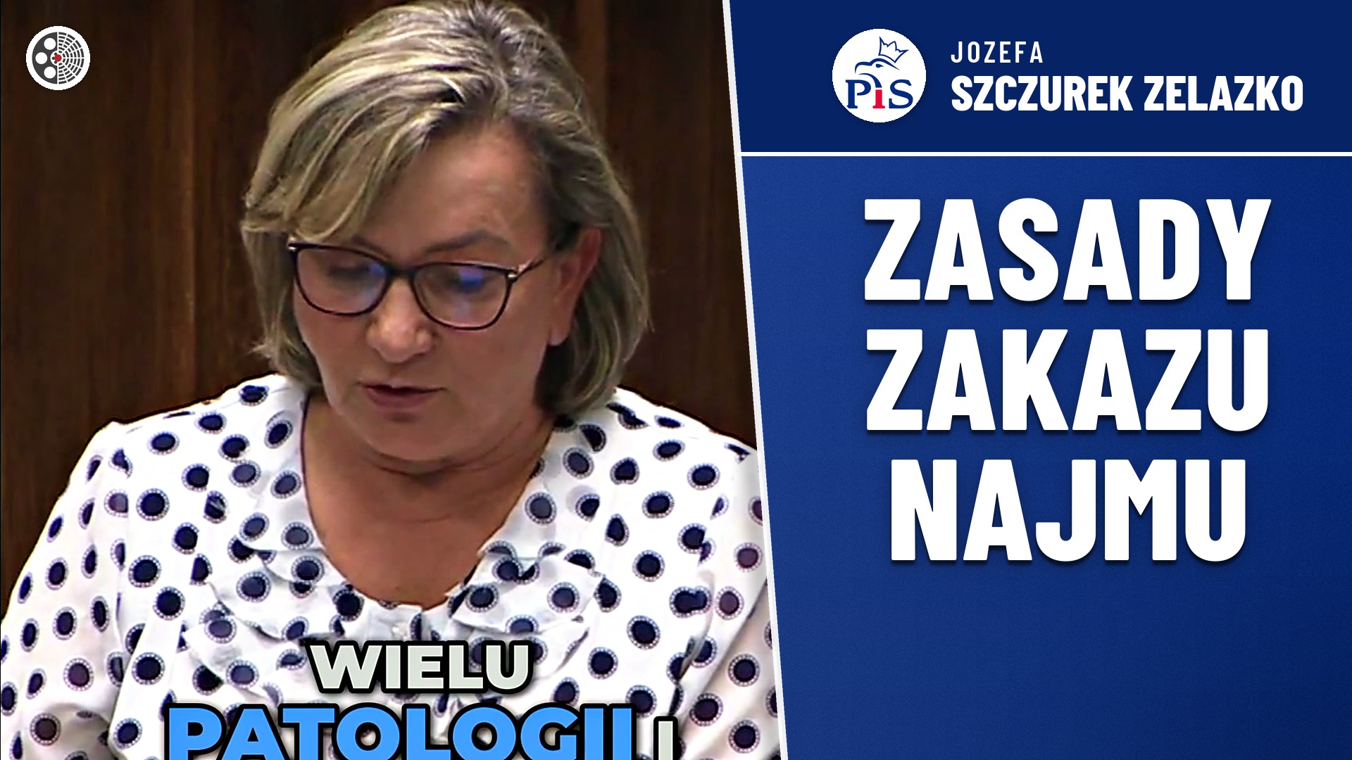 Józefa Szczurek-Żelazko pyta o zasady zakazu najmu