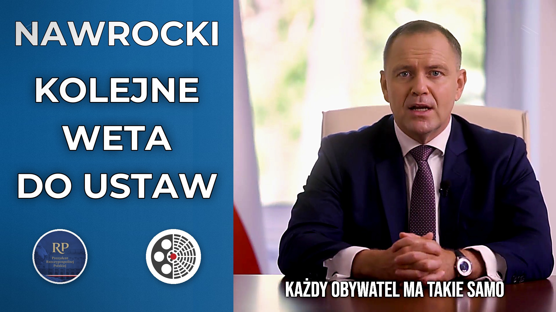 Oświadczenie Prezydenta RP Karola Nawrockiego ws. kolejnych ustaw