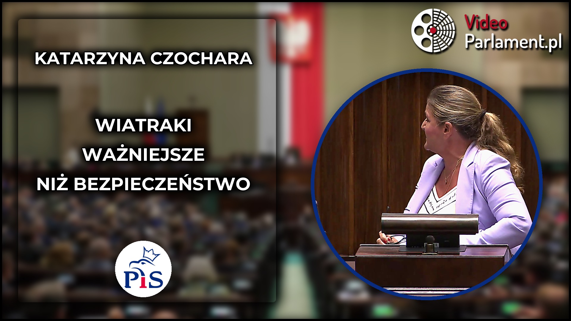 Katarzyna Czochara ostro o wiatrakach i Kosiniaku-Kamyszu