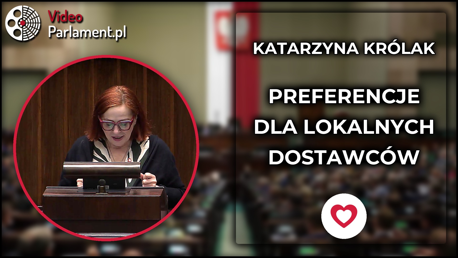 Katarzyna Królak pyta o preferencje dla lokalnych dostawców