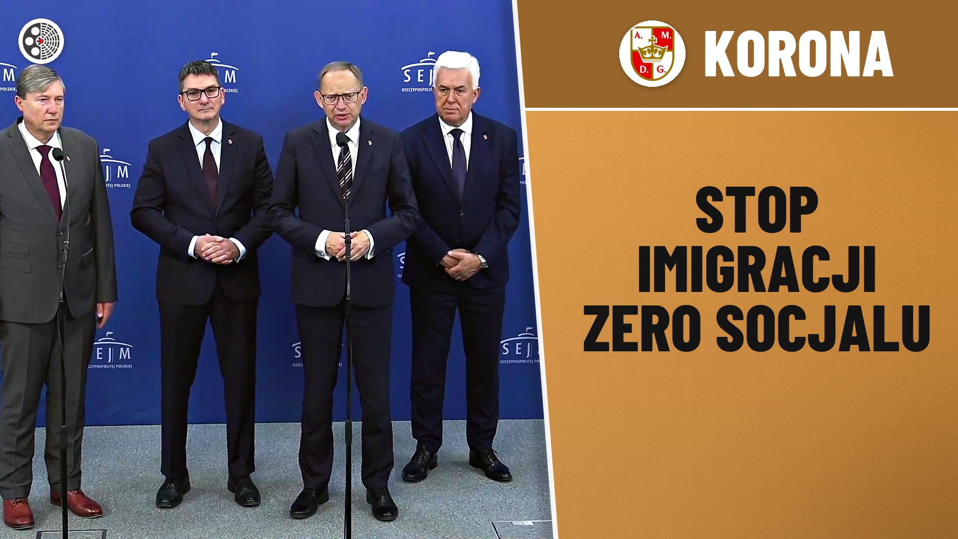 Konfederacja Korony Polskiej: Klimek krytykuje kampanię w Krakowie