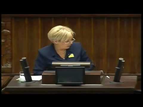 Krystyna Skowrońska wzywa do poważnej debaty i odpowiedzialności