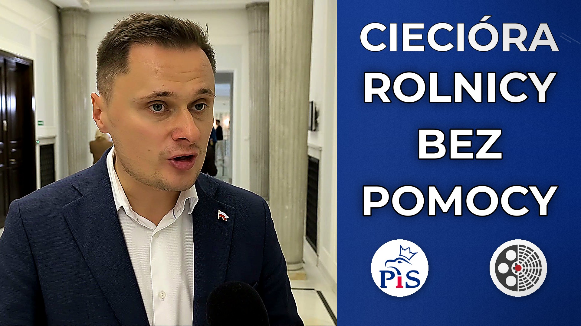 Krzysztof Ciecióra: Rolnicy zostali zostawieni na lodzie