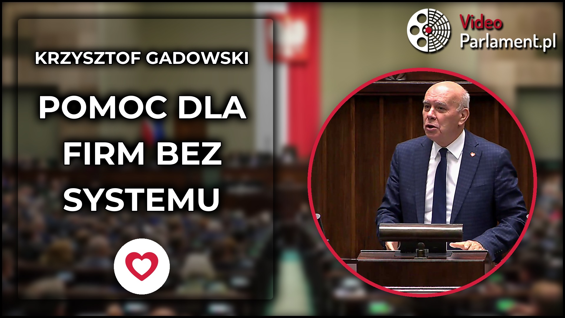 Krzysztof Gadowski uderza w poprzednie rządy i pyta o pomoc firmom
