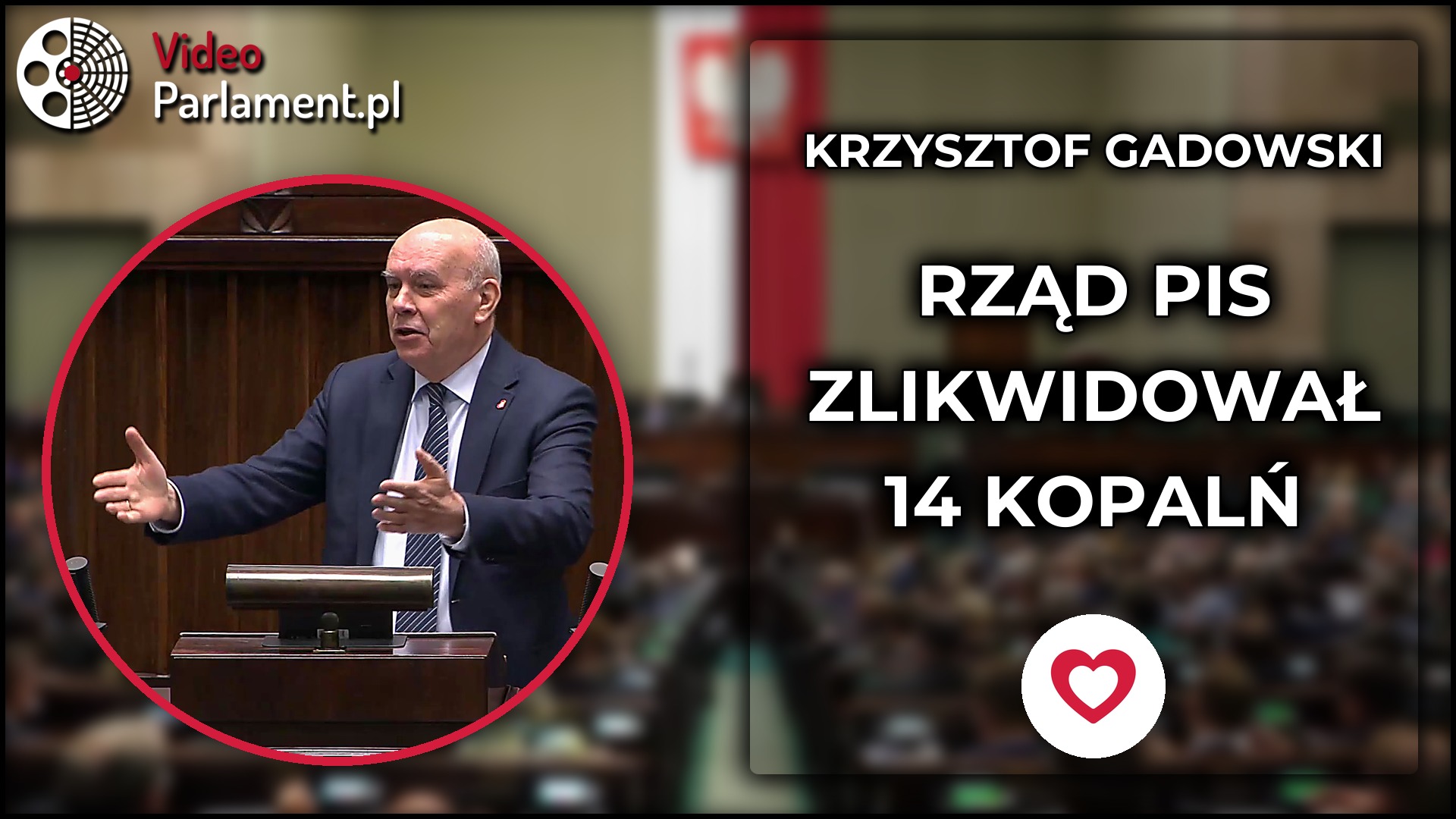 Krzysztof Gadowski krytykuje PiS: 'Zlikwidowaliście 14 kopalń'