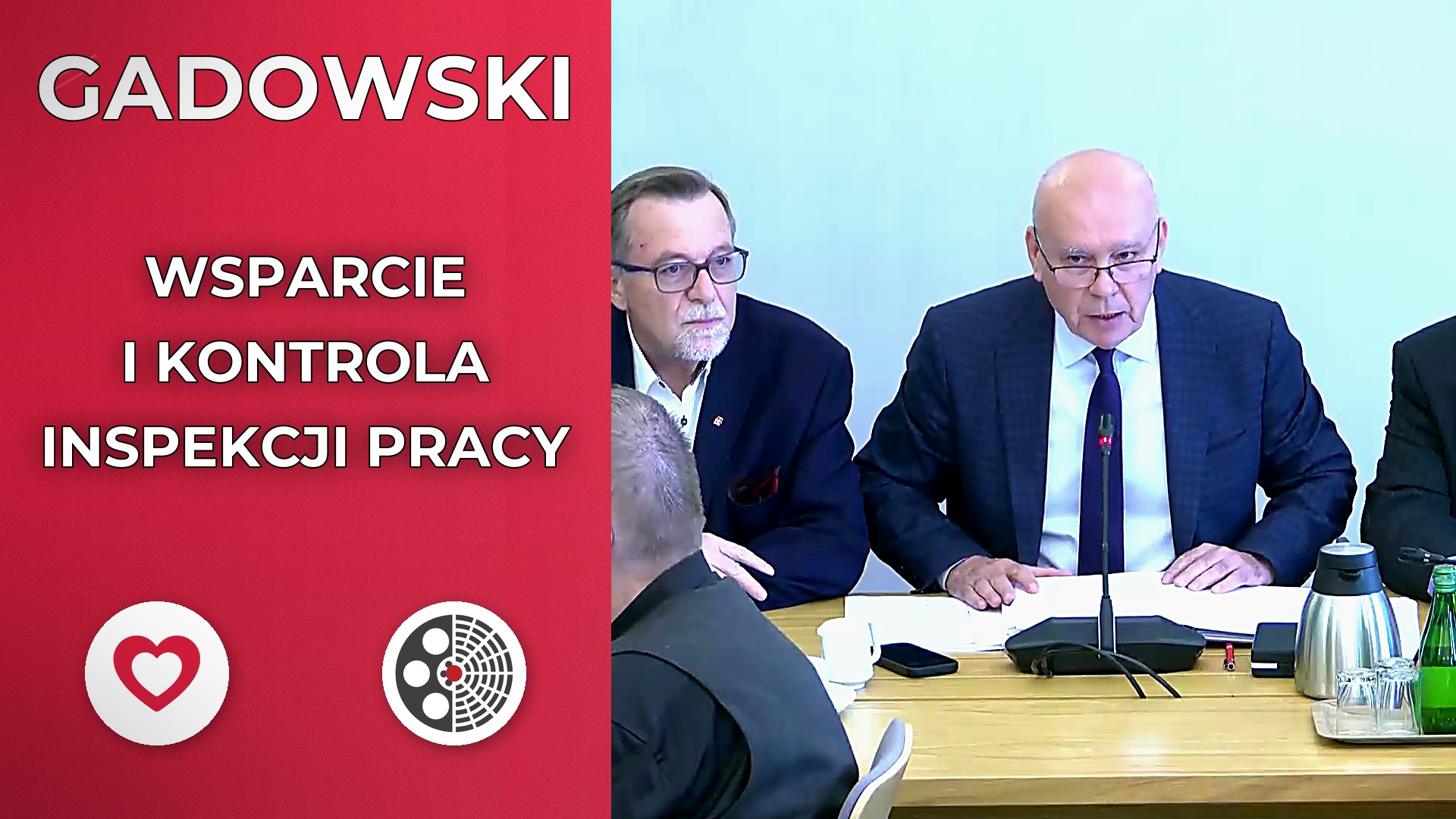 Krzysztof Gadowski gratuluje nowemu Głównemu Inspektorowi Pracy