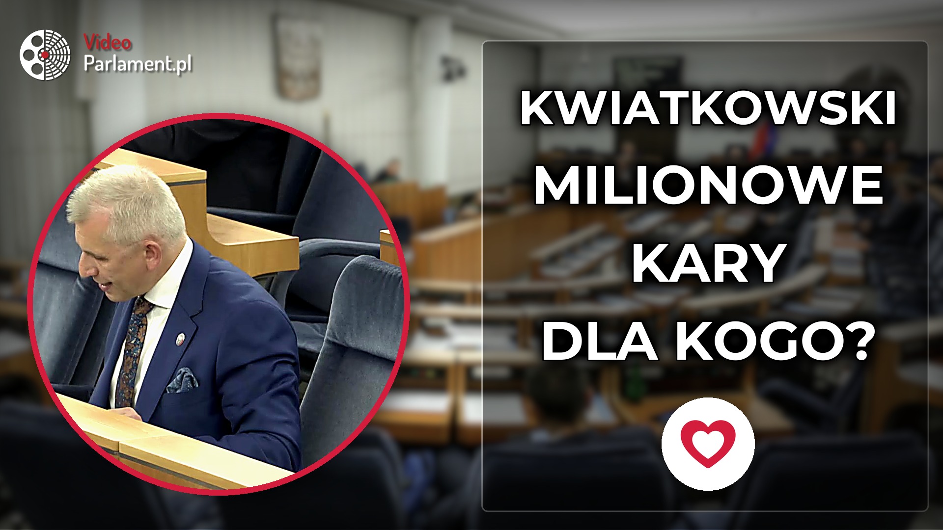 Krzysztof Kwiatkowski pyta o ustawę i milionowe kary
