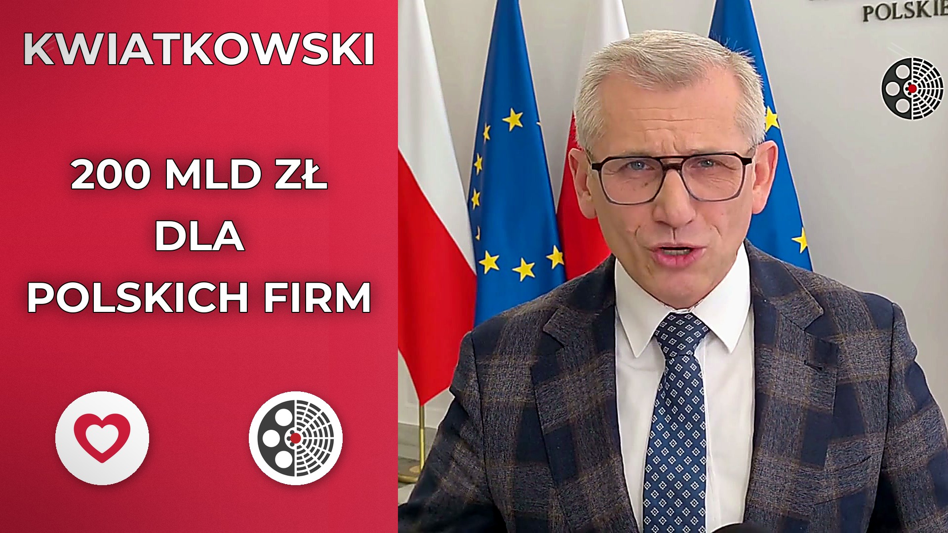 Krzysztof Kwiatkowski - SAFE zapewnia 200 mld zł i miejsca pracy