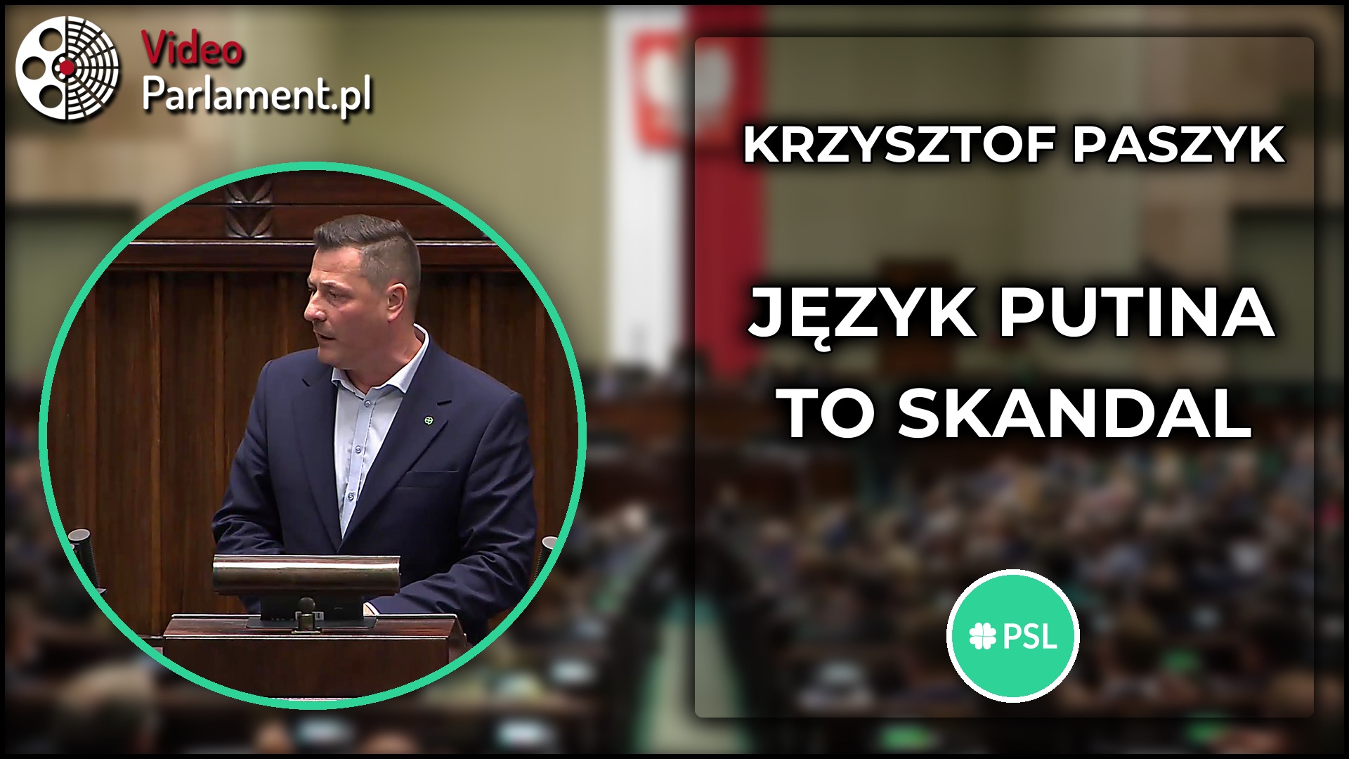 Krzysztof Paszyk ostro o PiS i „języku Putina”