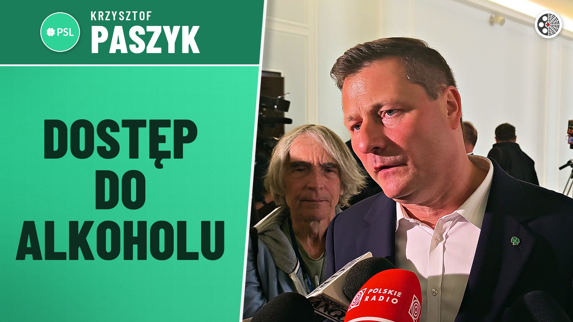 Krzysztof Paszyk o dostępności alkoholu i spotkaniu z Trumpem