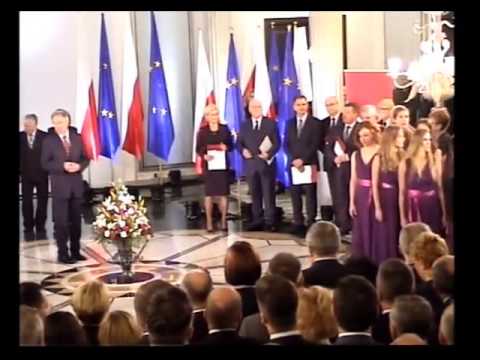 Krzysztof Tchórzewski podczas wręczenia zaświadczenia o wyborze