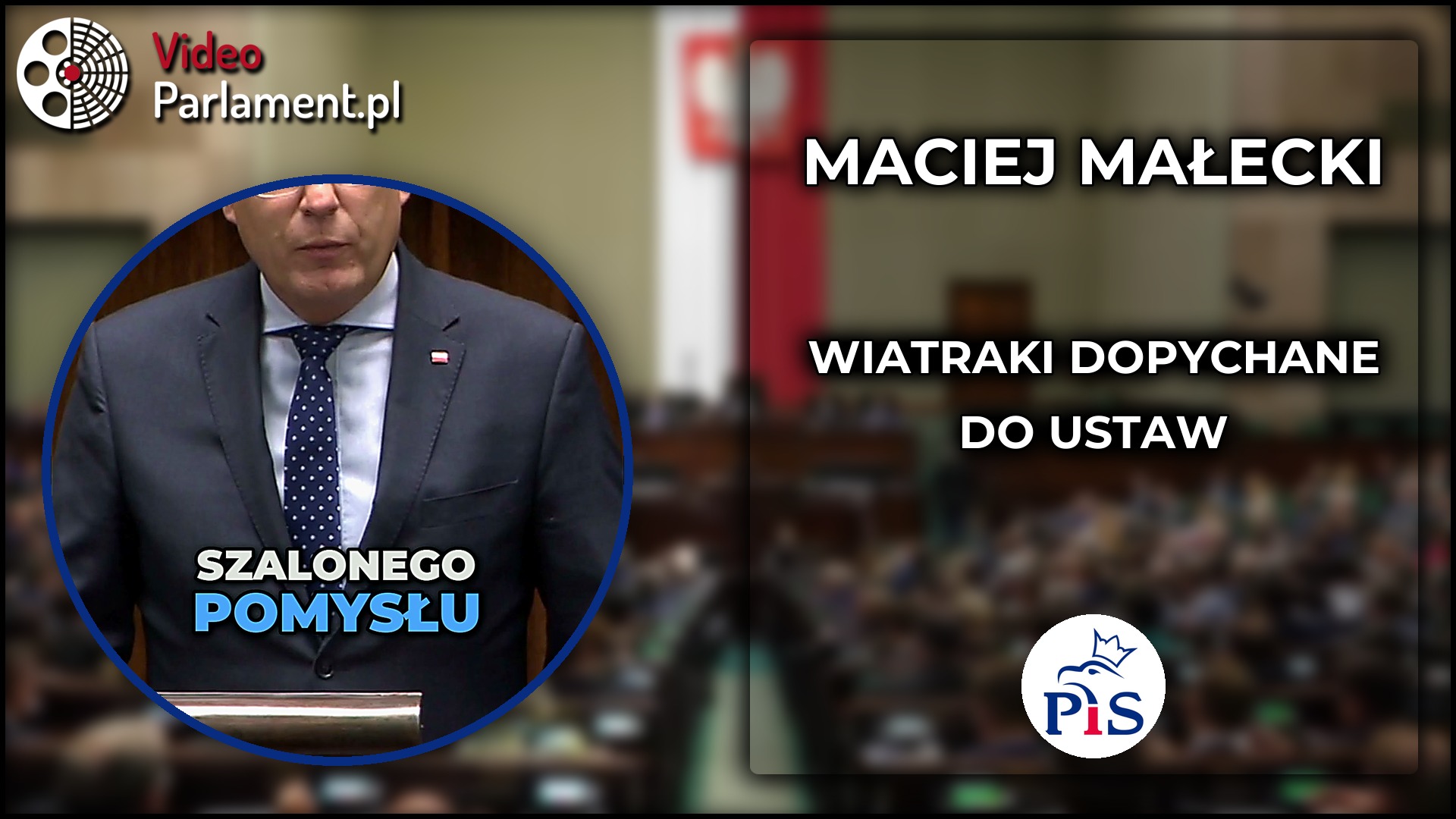 Maciej Małecki: Wiatraki dopychane do każdej ustawy