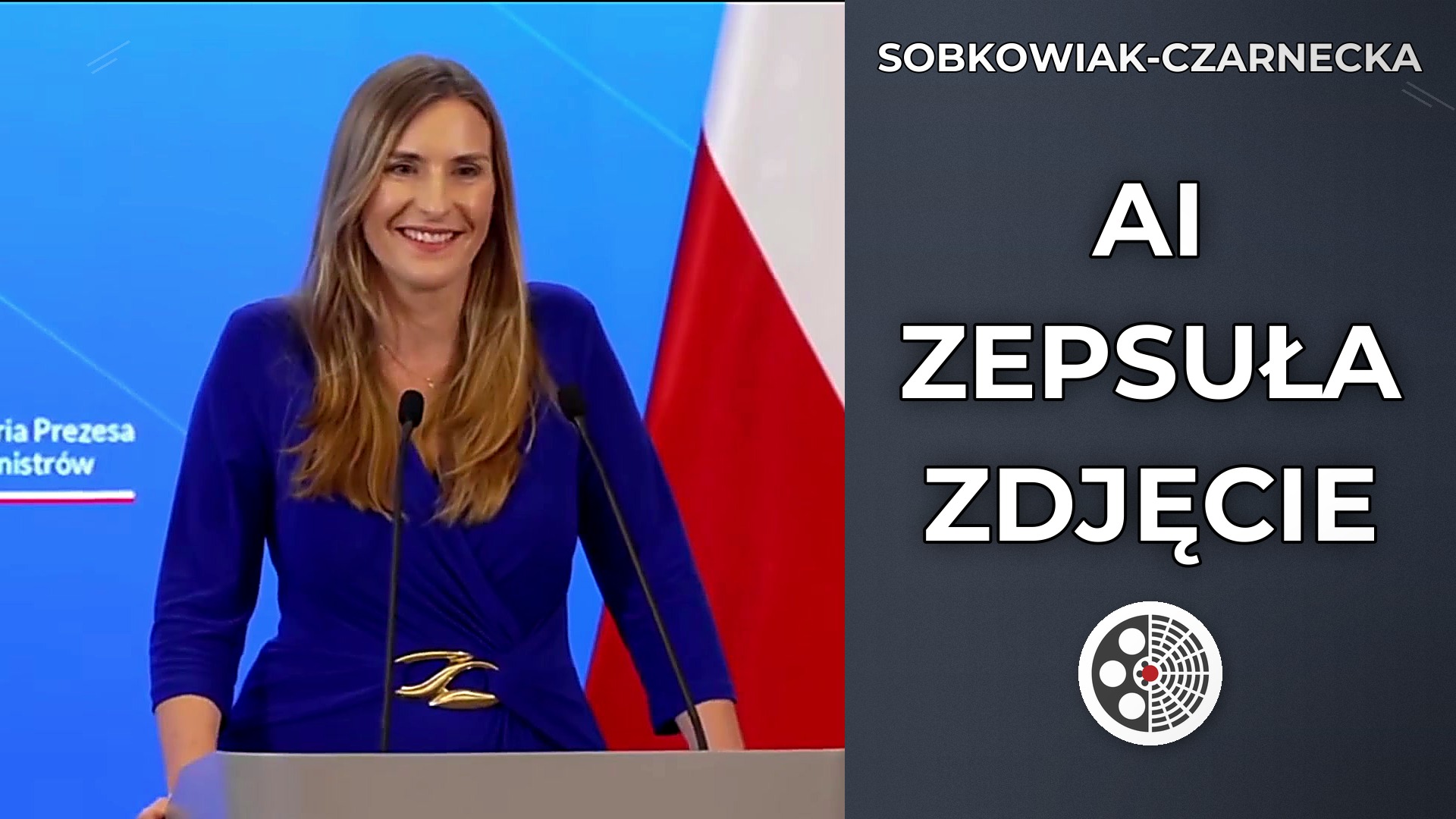 Magdalena Sobkowiak-Czarnecka wyjaśnia wpadkę ze zdjęciem AI