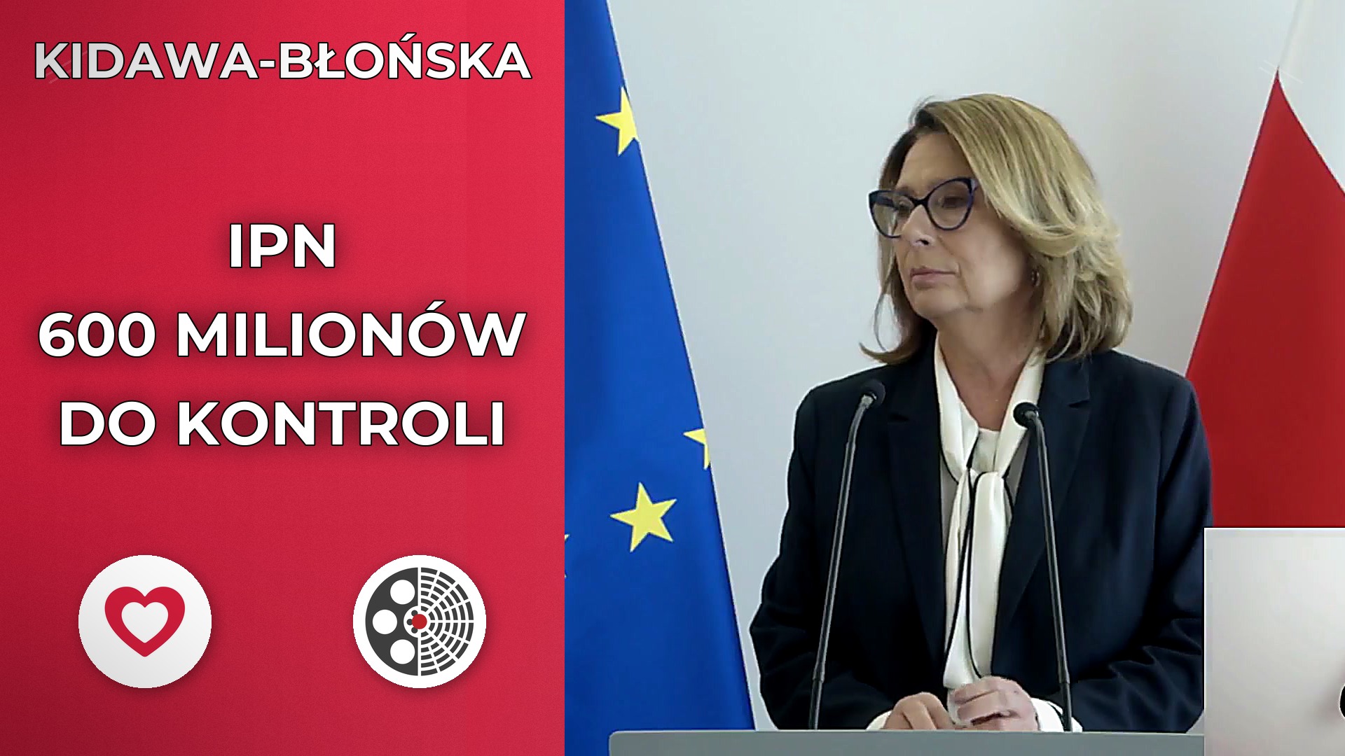 Małgorzata Kidawa-Błońska o IPN, zdrowiu i posiedzeniu Senatu