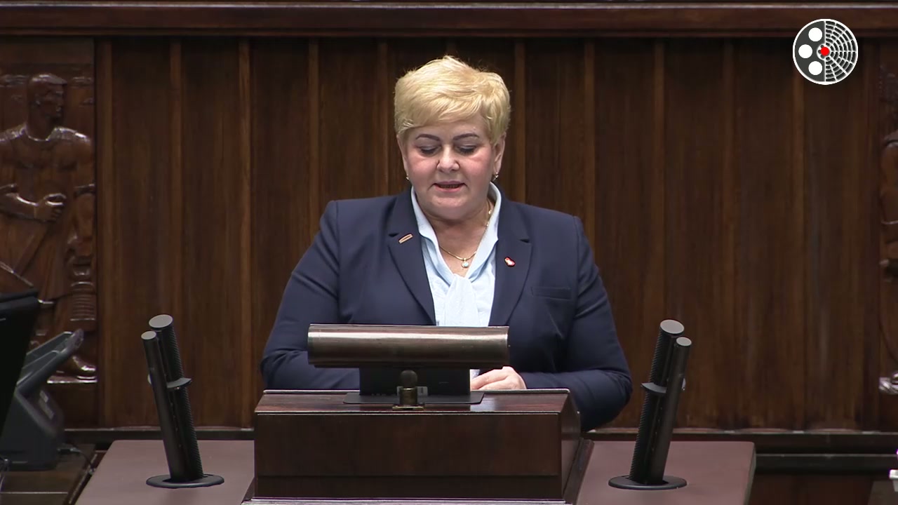Małgorzata Pępek - wystąpienie z 19.12.2023