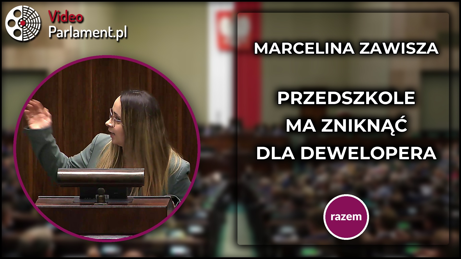 Marcelina Zawisza: Przedszkole w Płocku zniknie dla dewelopera?