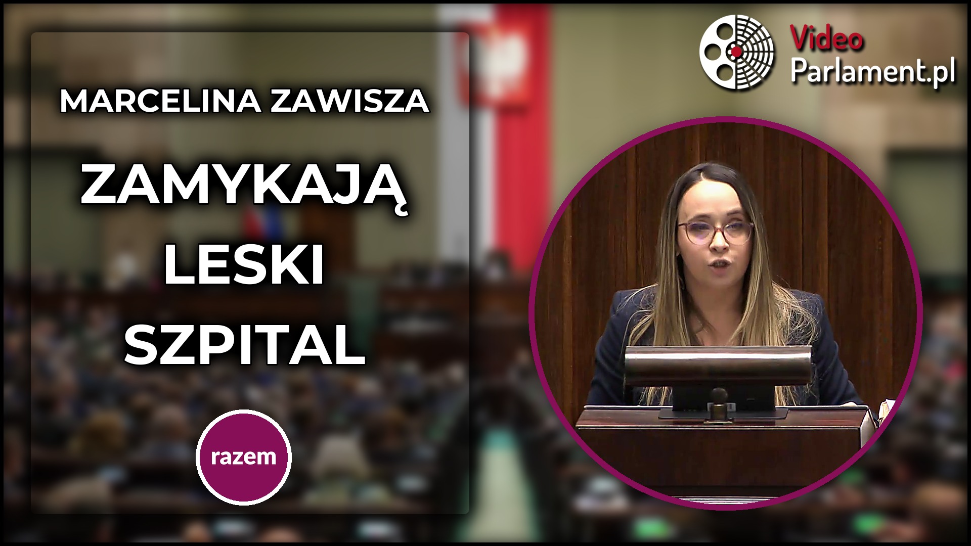 Marcelina Zawisza ostro o zamykaniu szpitala w Lesku