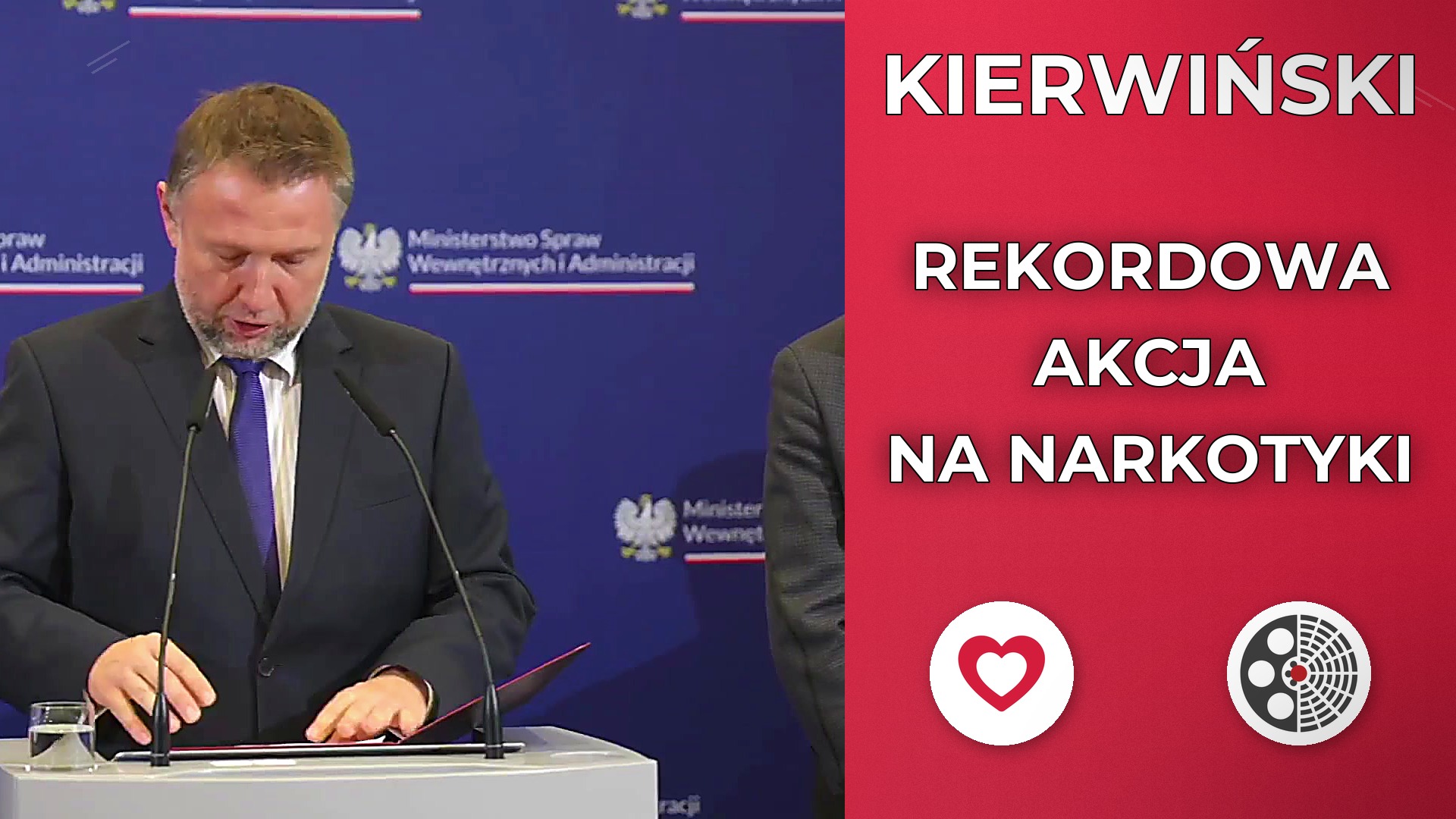 Konferencja szefa MSWiA Marcina Kierwińskiego