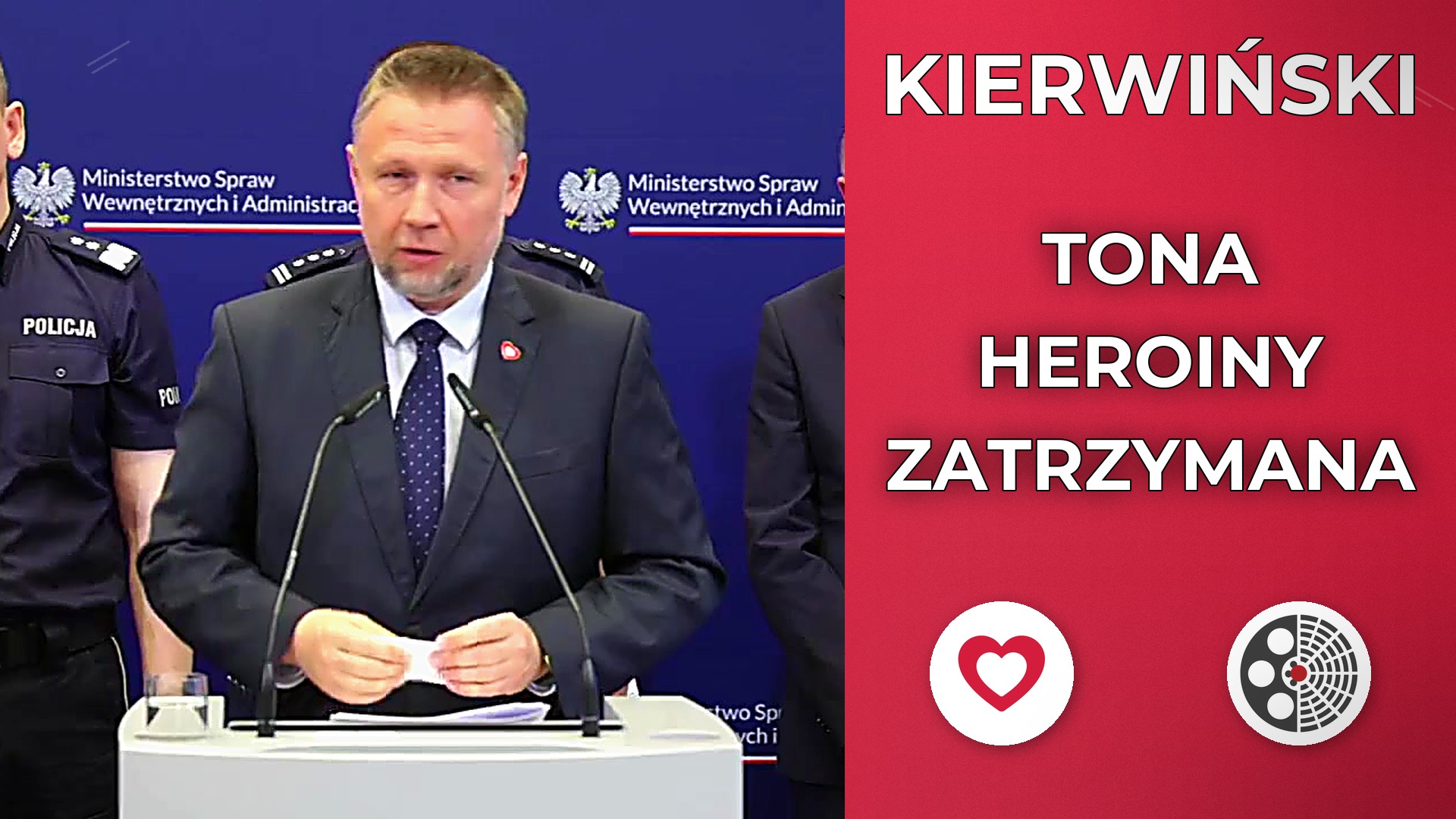 Konferencja prasowa ministra Marcina Kierwińskiego