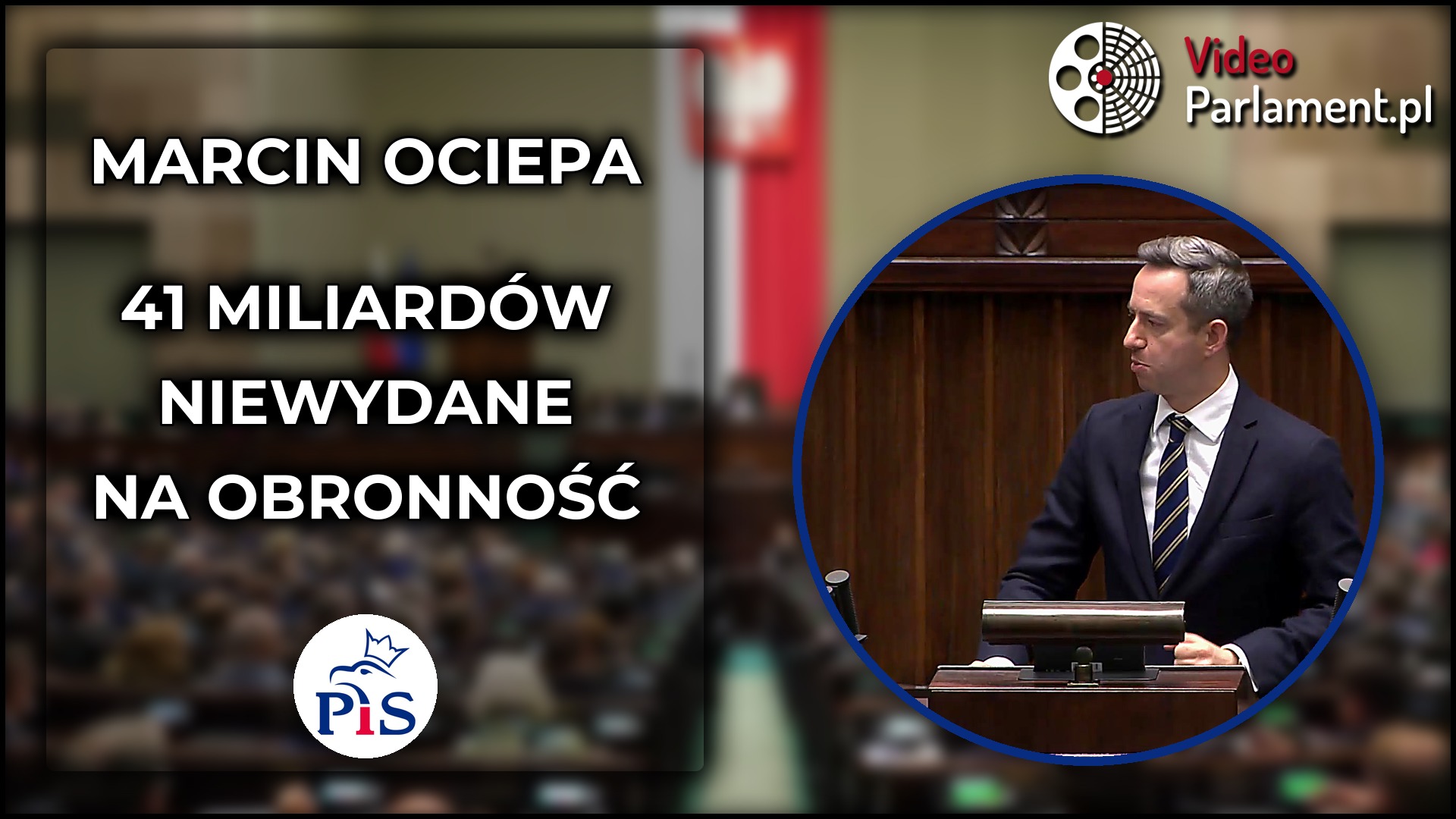 Marcin Ociepa: Tusk nie wydaje pieniędzy na obronność