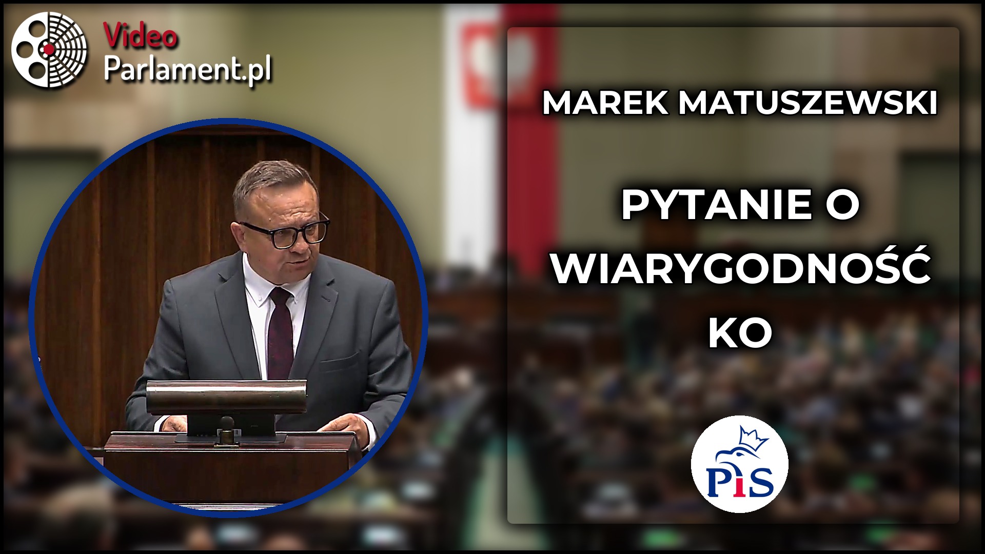 Marek Matuszewski pyta o prawdziwą postawę KO