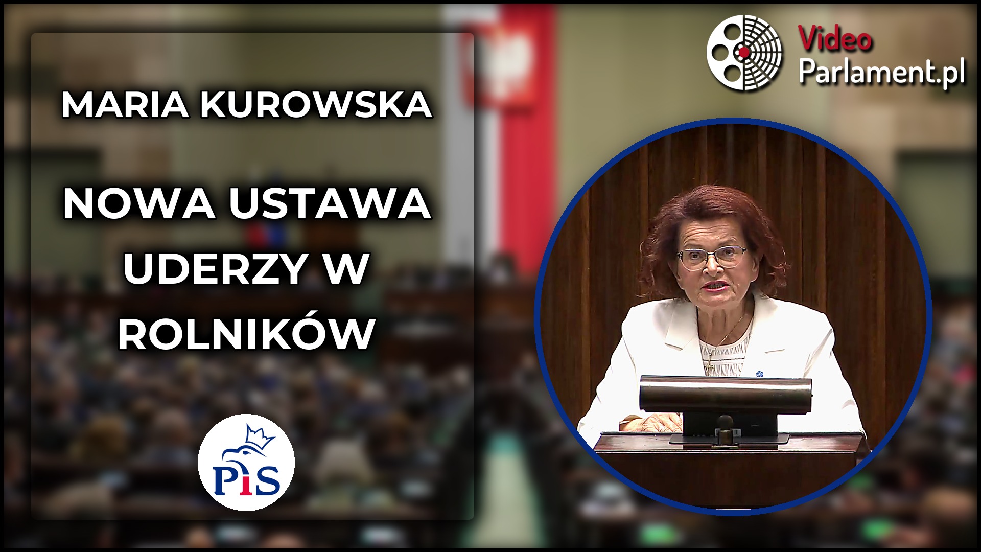 Maria Kurowska: nowa ustawa uderzy w rolników
