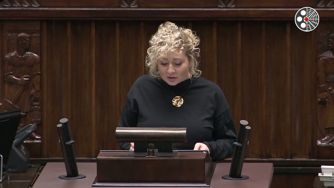 Marta Golbik: krytyka zaniedbań i poparcie 27 mld zł na zdrowie