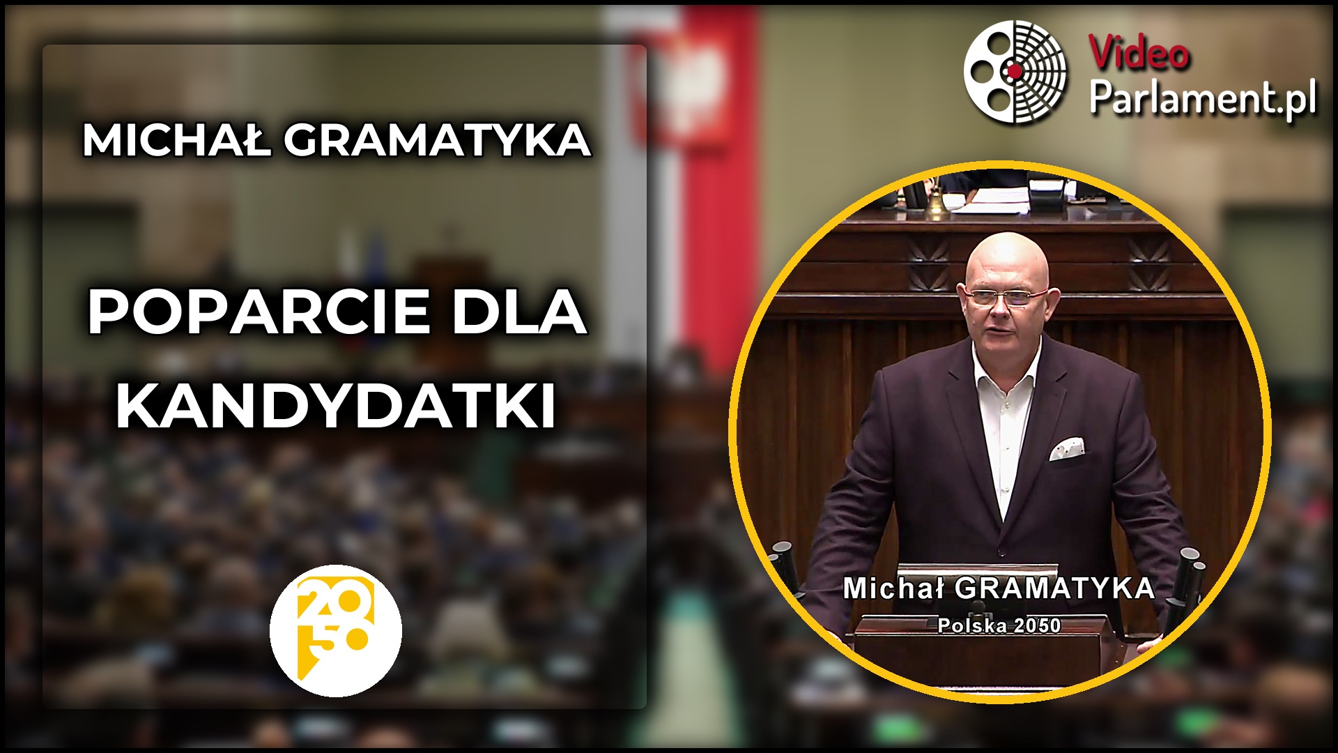 Michał Gramatyka poprze Sylwię Gregorczyk-Abram