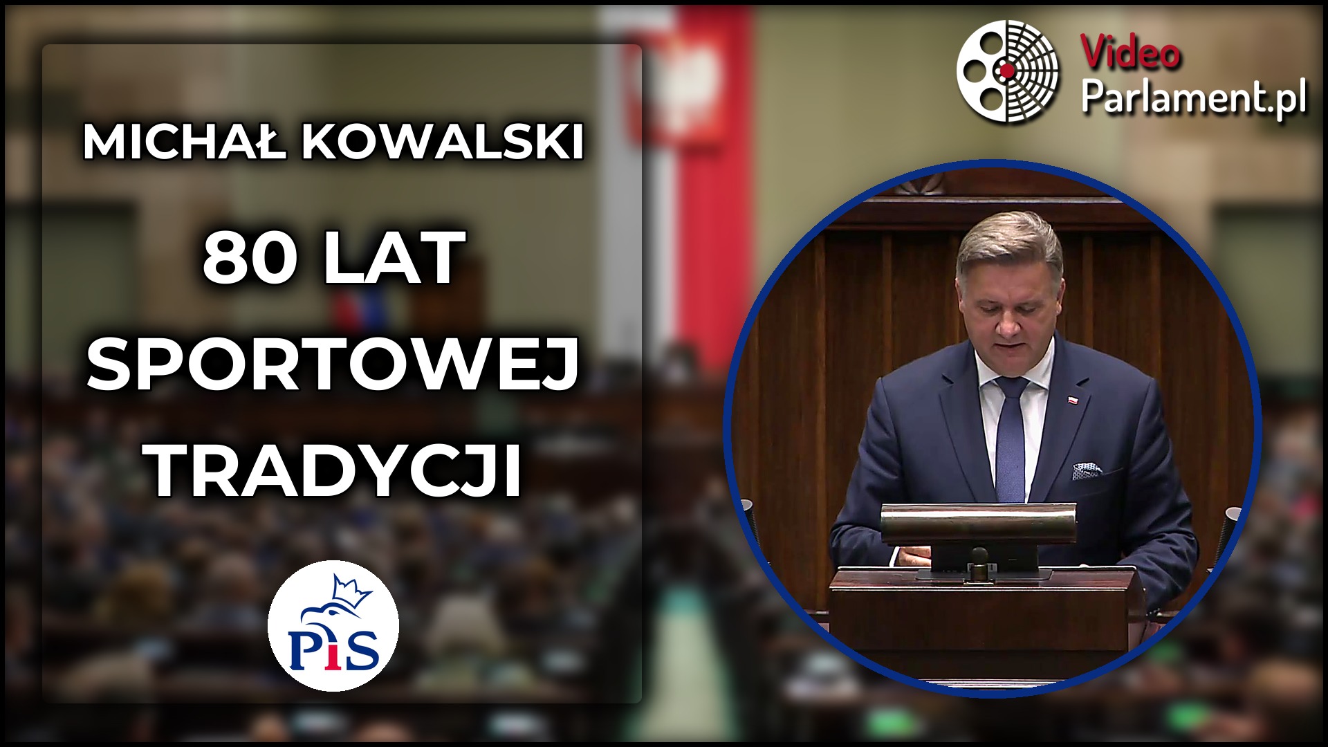 Michał Kowalski dziękuje LZS za 80 lat sportu