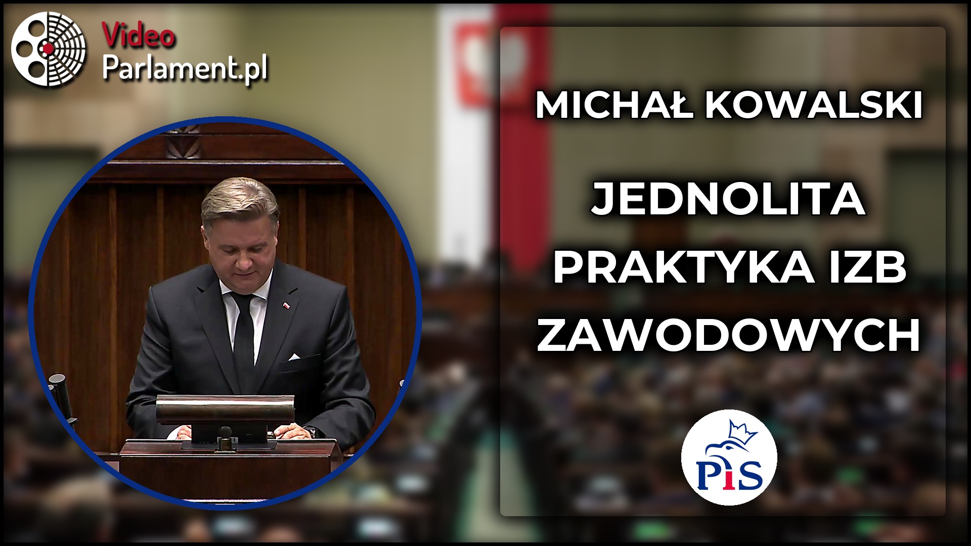 Michał Kowalski pyta o jednolite przepisy dla izb zawodowych