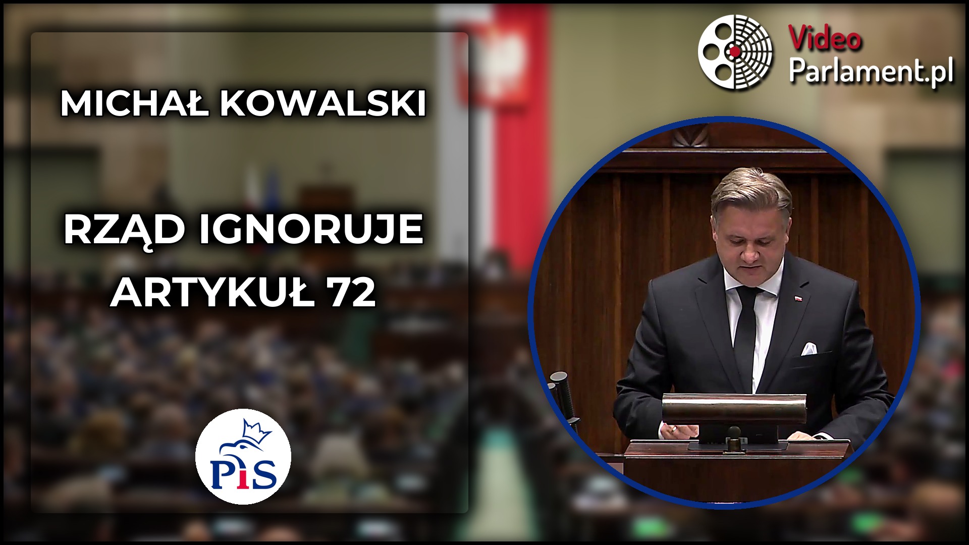 Michał Kowalski pyta o art. 72 i pakt migracyjny