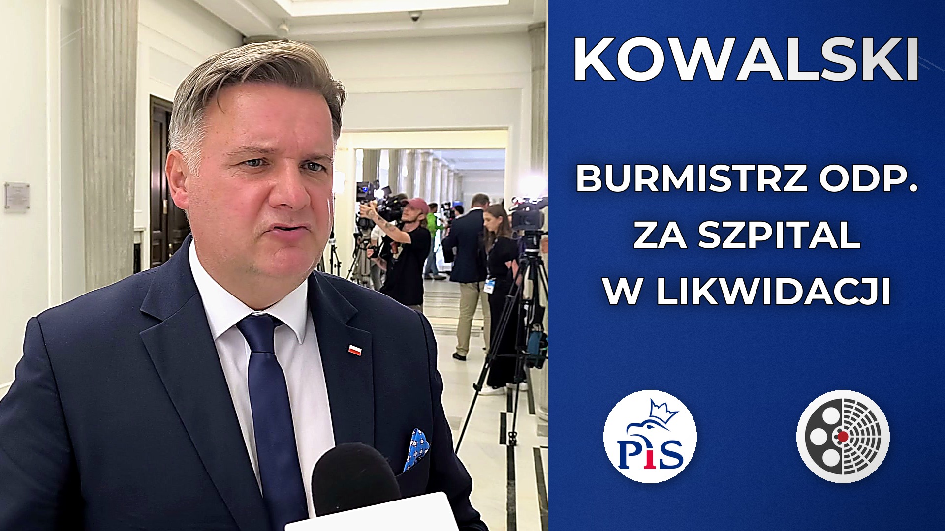 Michał Kowalski: Burmistrz odpowiada za kryzys szpitala