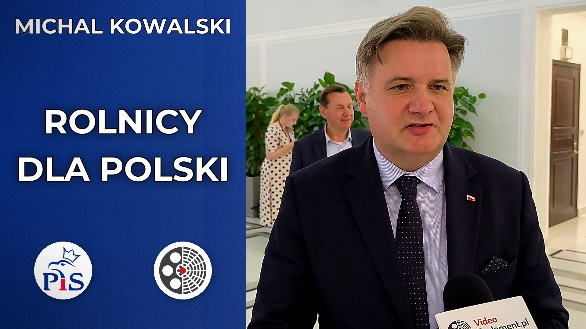 Michał Kowalski dziękuje rolnikom za trud i poświęcenie