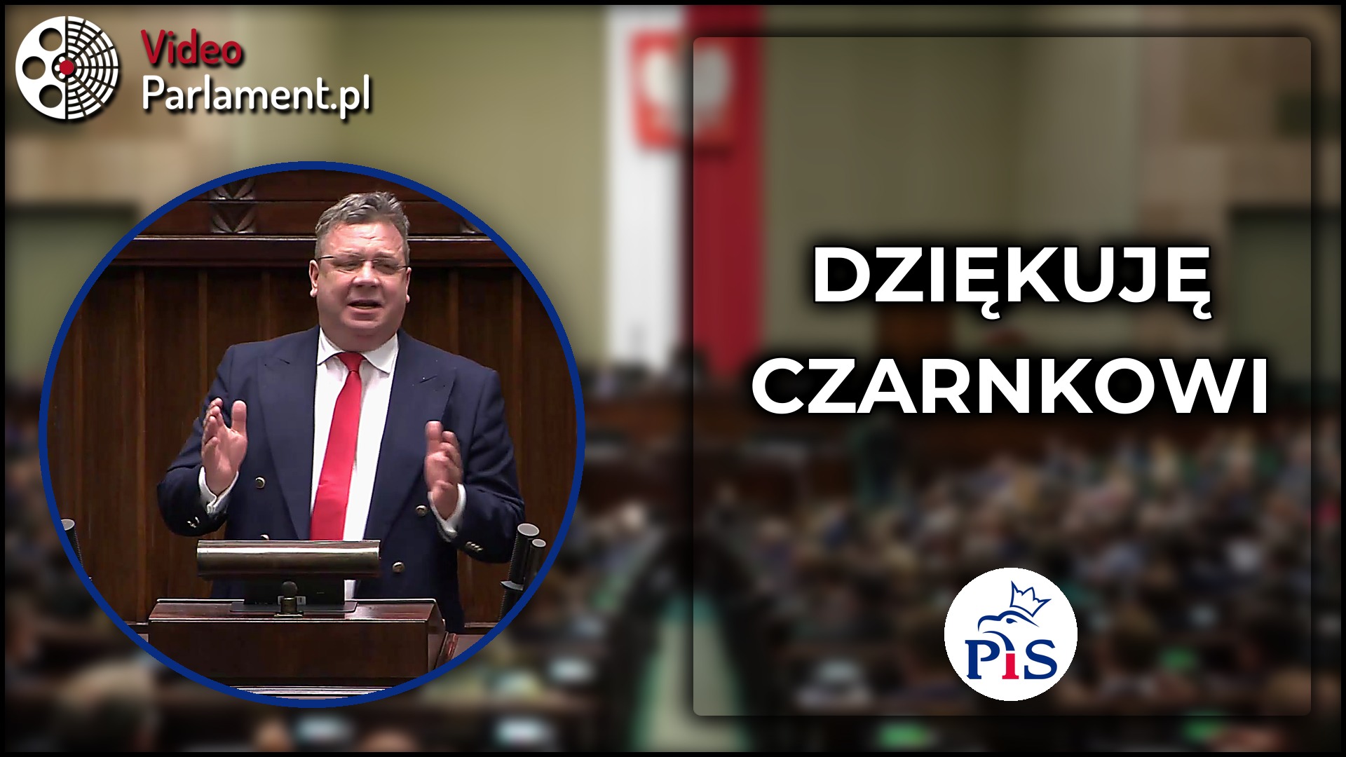 Michał Wójcik - Dziękuję Czarnkowi.