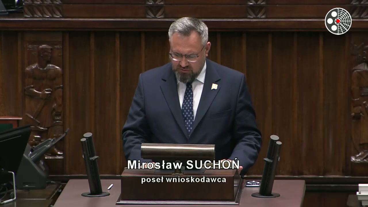 Mirosław Suchoń: Ustawa to polityczna prowokacja i atak na państwo