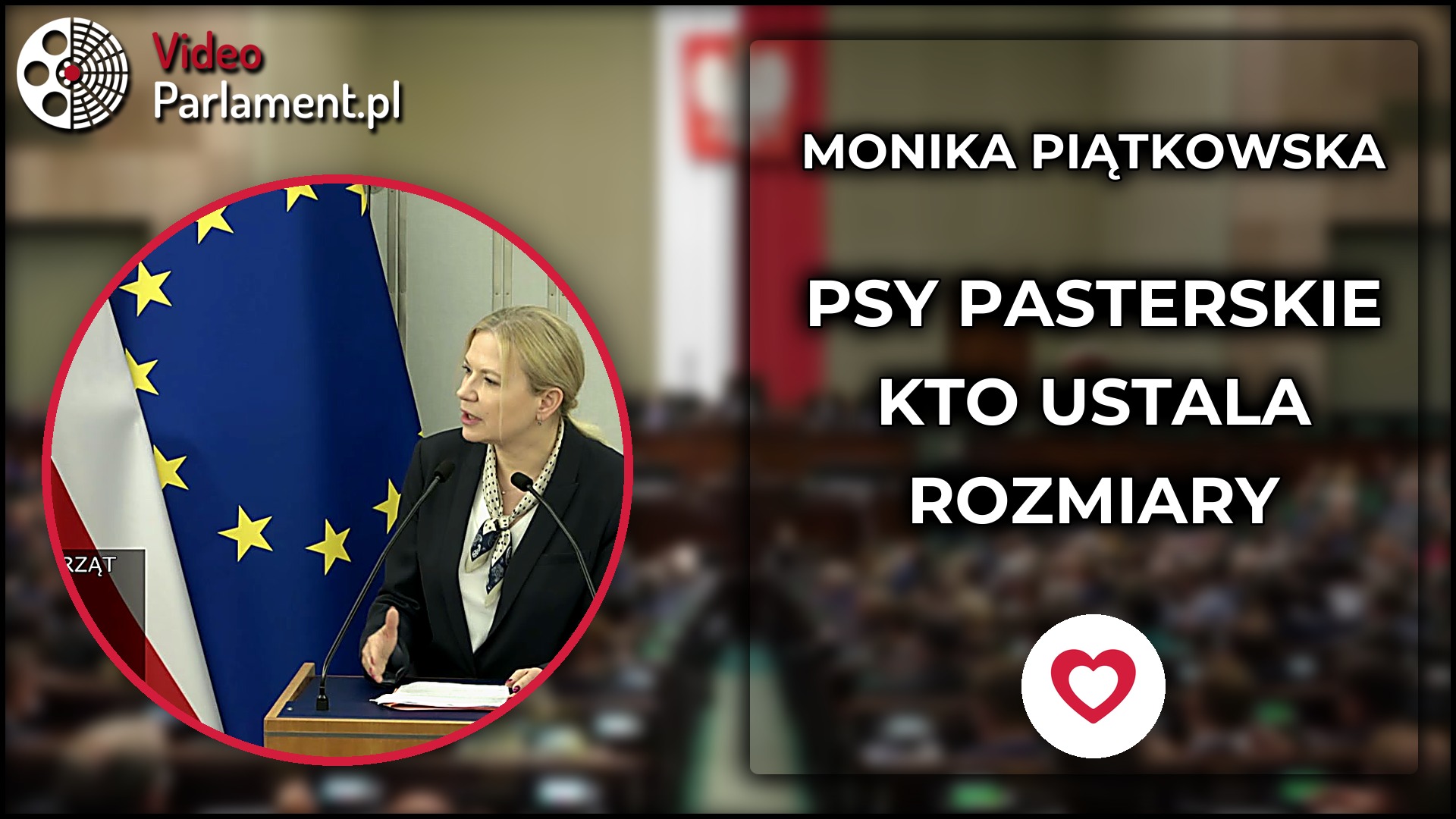 Monika Piątkowska - Pyta o rozporządzenie ws. psów pasterskich