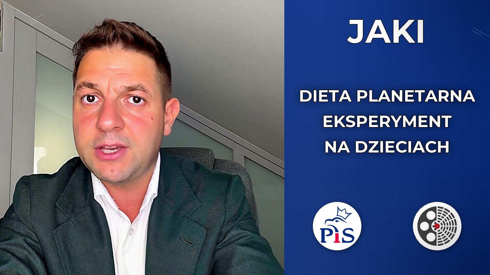 Patryk Jaki: Dieta planetarna to eksperyment na dzieciach